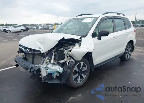 2018 Subaru Forester 2.5I z USA, uszkodzony, nr VIN JF2SJABC6JH402595